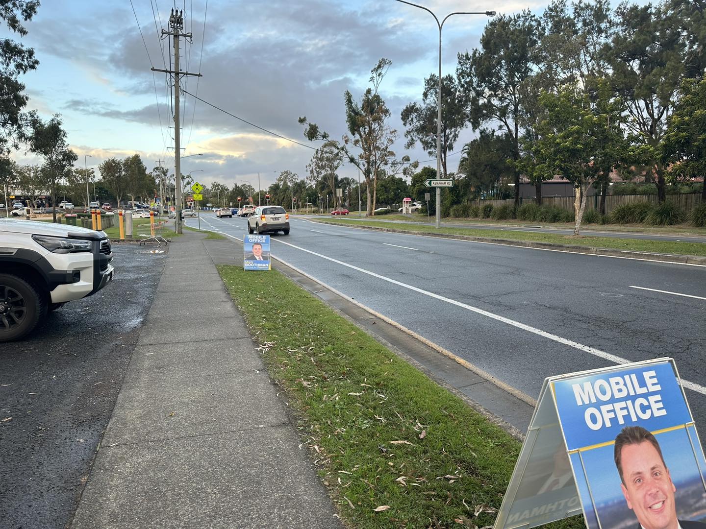 Roadside Upper Coomera 4 July 24